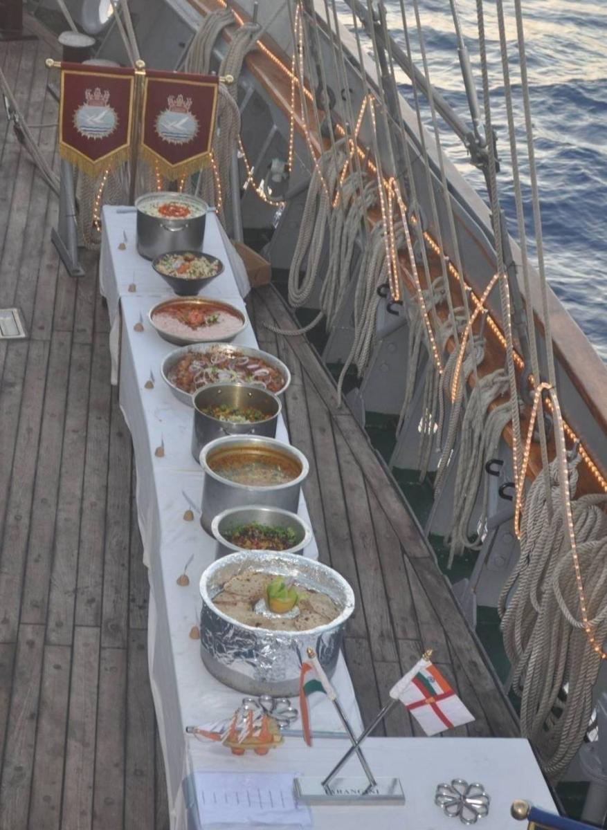 'Fore Mast' ready for Inter-mast Cooking Competition